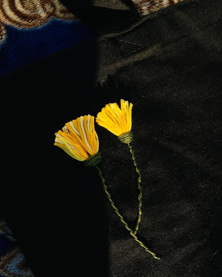 Hand Embroidery Tote Bag